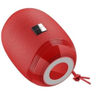 Портативная колонка Borofone R6, 10 Вт, BT5.0, AUX, FM, microSD, USB, 1200 мАч, красная