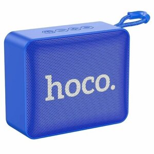 Портативная колонка Hoco BS51 (Bluetooth/USB/TF/AUX/FM) синяя