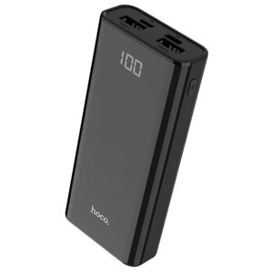 Портативный аккумулятор Hoco J45 Elegant shell 10000mAh, черный, упаковка: коробка