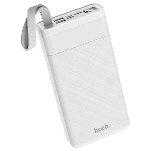 Портативный аккумулятор Hoco J73 Powerful 30000mAh, white, упаковка: коробка