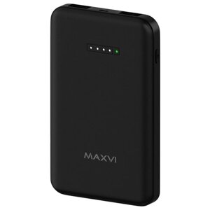 Портативный аккумулятор MAXVI PB05-01, черный, упаковка: коробка