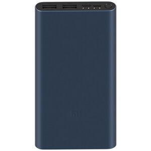 Портативный аккумулятор Xiaomi Mi Power Bank 3, 10000 mAh, синий, упаковка: коробка