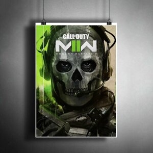 Постер плакат для интерьера "Компьютерная игра: Call of Duty: Modern Warfare 2. PlayStation 4, Xbox 360"A3 (297 x 420 мм)