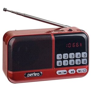 Радиоприемник Perfeo Aspen Red PF_B4058