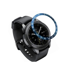 Рамка-безель-циферблат-защитное кольцо-украшение MyPads для смарт-часов Garmin Fenix 3/ Fenix 3 HR/HRM из алюминиевого сплава утолщенная синий