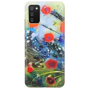 RE: PA Чехол - накладка ArtColor для Samsung Galaxy A02s с принтом "Яркие цветы"