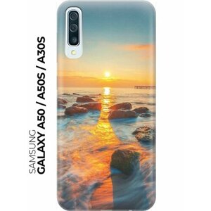 RE: PA Накладка Transparent для Samsung Galaxy A50 / A50s / A30s с принтом "Закат на побережье"