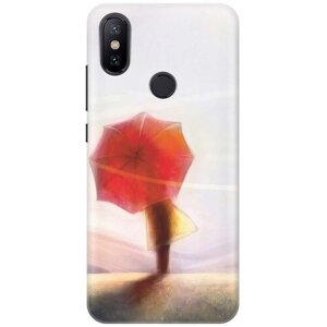 RE: PA Накладка Transparent для Xiaomi Mi 6X / Mi A2 с принтом "Красный зонтик"