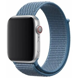 Ремешок для Apple Watch 38/40/41 мм (текстиль) темно-синий