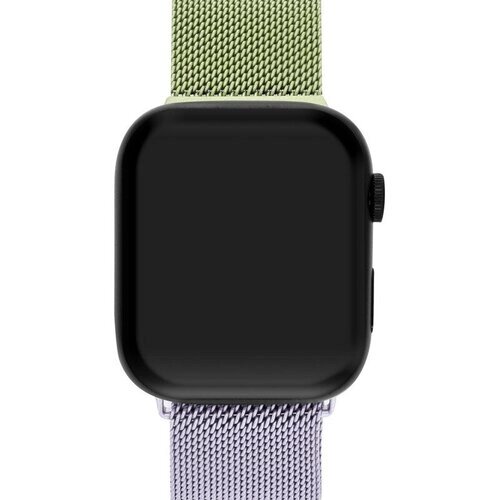 Ремешок для Apple Watch Series 8 41 мм Mutural металлический Зелёно-фиолетовый