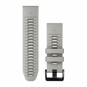 Ремешок Garmin QUICKFIT 26 Watch Band, силикон (Fog Gray/Moss)