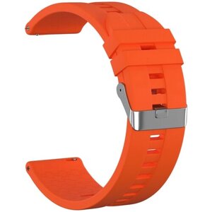Ремешок силиконовый GSMIN Aztec 20 для Samsung Galaxy Watch Active / Active 2 (Оранжевый)