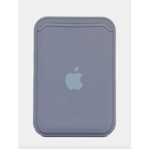 Серый Силиконовый Картхолдер чехол-бумажник MagSafe на iPhone