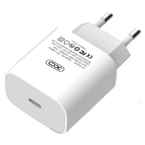 Сетевое зарядное устройство Адаптер Блок питания XO L40 PD 18W Type-C USB-C белое