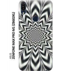 Силиконовый чехол Черно-белая иллюзия на Asus Zenfone Max Pro M1 (ZB602KL) / Асус Зенфон Макс Про М1