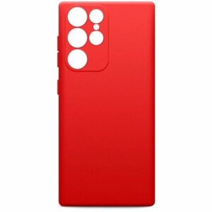 Силиконовый чехол для Samsung Galaxy S22 Ultra, красный