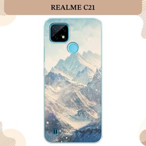 Силиконовый чехол "Горы 4" на Oppo Realme C21 / Реалми С21
