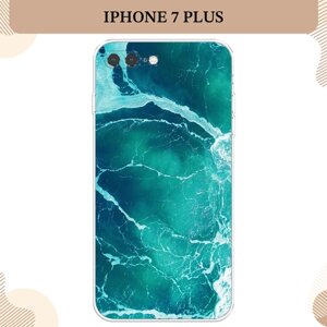 Силиконовый чехол "Изумрудный океан" на Apple iPhone 7 Plus/8 Plus / Айфон 7 Plus/8 Plus