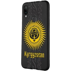 Силиконовый чехол Mcover для Xiaomi Redmi Note 7 с рисунком Киргизская Республика