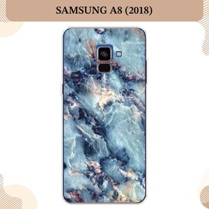Силиконовый чехол "Минералы 10" на Samsung Galaxy A8 2018 / Самсунг Галакси A8 (2018)