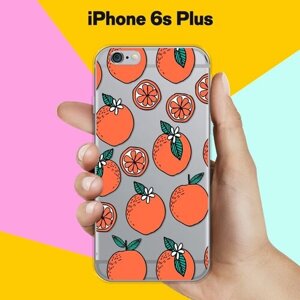Силиконовый чехол на Apple iPhone 6s Plus Апельсины / для Эпл Айфон 6С Плюс