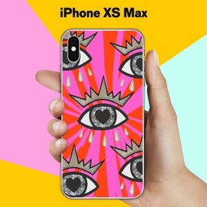Силиконовый чехол на Apple iPhone XS Max Узор 8 / для Эпл Айфон Икс С Макс