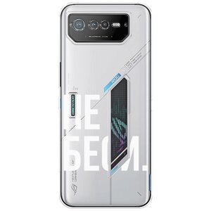 Силиконовый чехол на Asus ROG Phone 6 / Асус Рог Фон 6 "Не беси", прозрачный