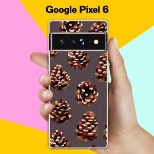 Силиконовый чехол на Google Pixel 6 Шишки / для Гугл Пиксель 6