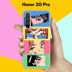Силиконовый чехол на Honor 20 Pro 4 кадра / для Хонор 20 Про