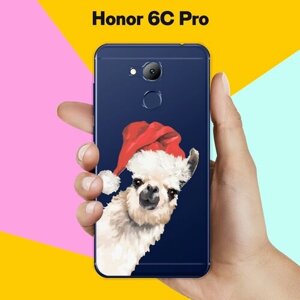 Силиконовый чехол на Honor 6C Pro Лама / для Хонор 6Ц Про