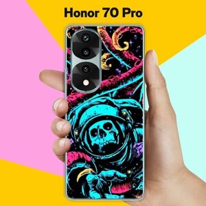 Силиконовый чехол на Honor 70 Pro Череп 10 / для Хонор 70 Про