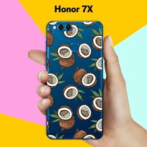 Силиконовый чехол на Honor 7X Кокосы / для Хонор 7 Икс