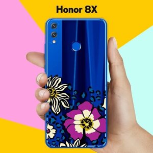 Силиконовый чехол на Honor 8X Цветы / для Хонор 8 Икс