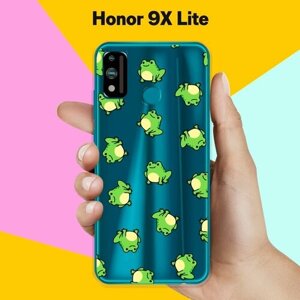 Силиконовый чехол на Honor 9X Lite Лягушки / для Хонор 9 Икс Лайт