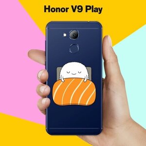 Силиконовый чехол на Honor V9 Play Суши спит / для Хонор Ви 9 Плэй