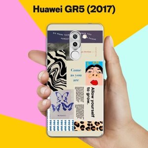Силиконовый чехол на Huawei GR5 2017 Pack 2 / для Хуавей Джи Эр 5 2017