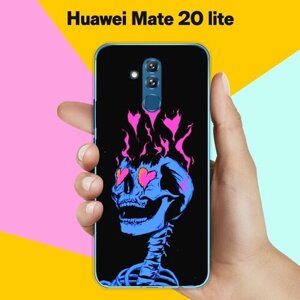 Силиконовый чехол на Huawei Mate 20 lite Череп 20 / для Хуавей Мейт 20 Лайт