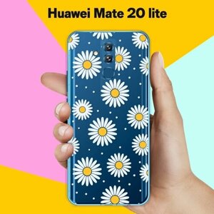 Силиконовый чехол на Huawei Mate 20 lite Ромашки / для Хуавей Мейт 20 Лайт