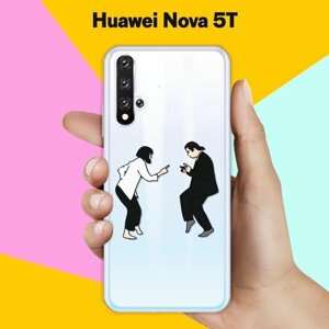 Силиконовый чехол на Huawei nova 5T Миа и Винсент / для Хуавей Нова 5Т
