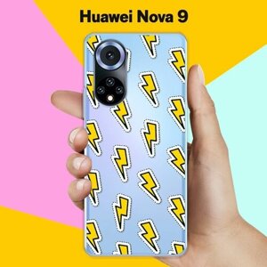 Силиконовый чехол на Huawei nova 9 Молнии / для Хуавей Нова 9