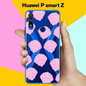 Силиконовый чехол на Huawei P Smart Z Ракушки / для Хуавей Пи Смарт Зет