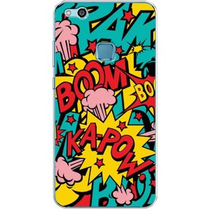 Силиконовый чехол на Huawei P10 Lite / Хуавей П10 Лайт Постер pop art