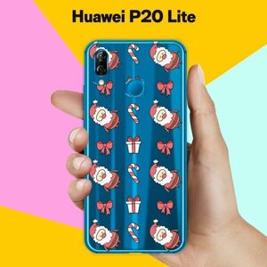 Силиконовый чехол на Huawei P20 Lite Узор / для Хуавей П20 Лайт