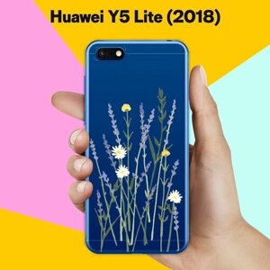 Силиконовый чехол на Huawei Y5 Lite 2018 Лаванда / для Хуавей У5 Лайт 2018