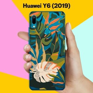 Силиконовый чехол на Huawei Y6 2019 Растения / для Хуавей У6 2019