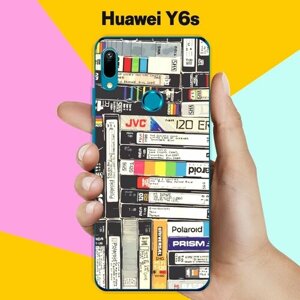Силиконовый чехол на Huawei Y6s Кассеты / для Хуавей У6с