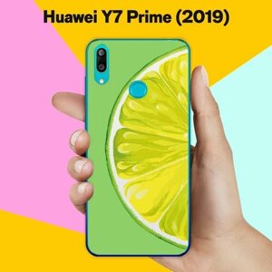 Силиконовый чехол на Huawei Y7 (2019) Лайм / для Хуавей У7 (2019)