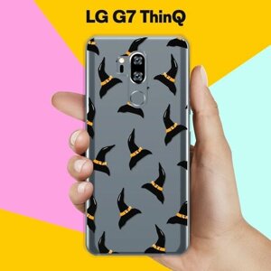 Силиконовый чехол на LG G7 ThinQ Шляпа / для ЛДжи Джи 7 СинКу