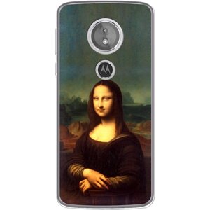 Силиконовый чехол на Motorola Moto G6 Play/E5 / Моторола Мото G6 Play/E5 "Мона Лиза"