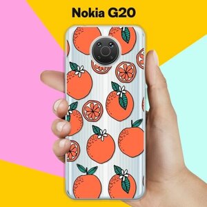 Силиконовый чехол на Nokia G20 Апельсины / для Нокия Джи20